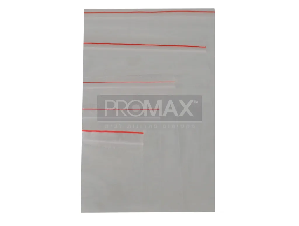 שקית ניילון + סגר 6*4 (100 יח') 3