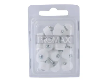 נושא מדף מסמר לבן