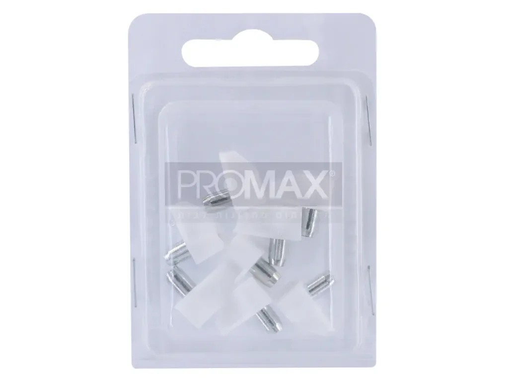 נושא מדף פין מתכת לבן