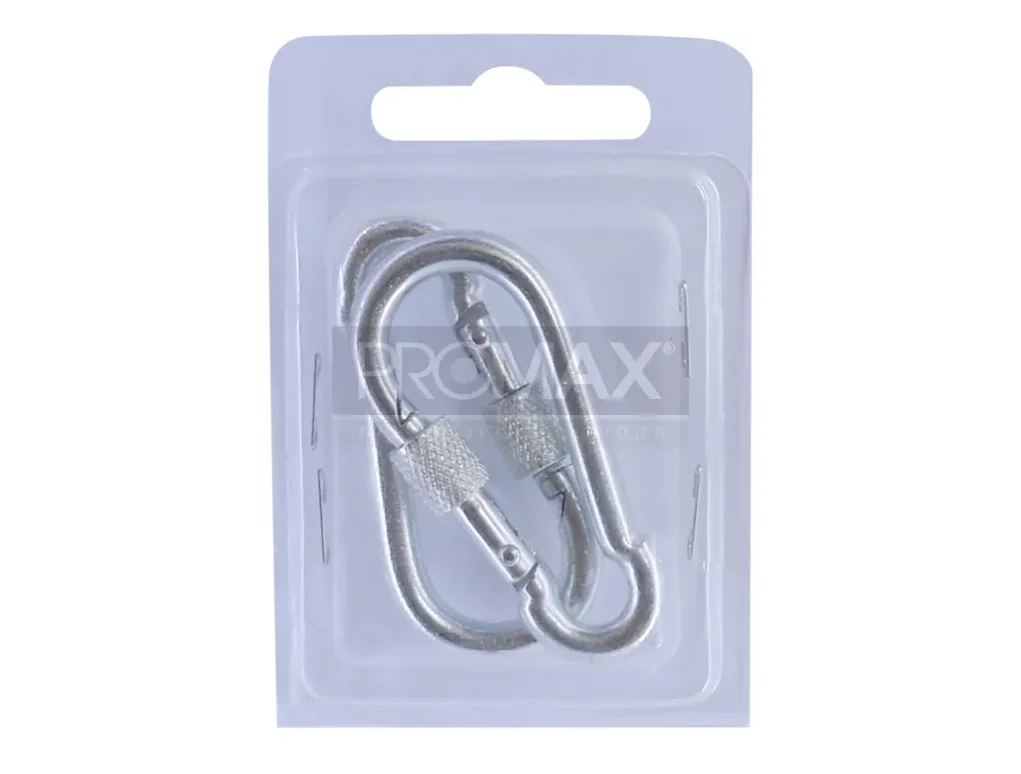 קרבינה + אבטחה 60מ"מ (זוג)