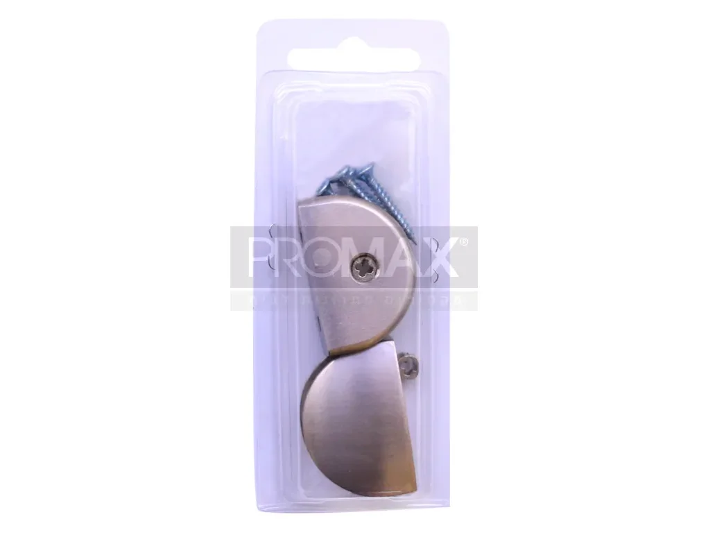 מחזיק מדף זכוכית כרום (10 מ"מ)