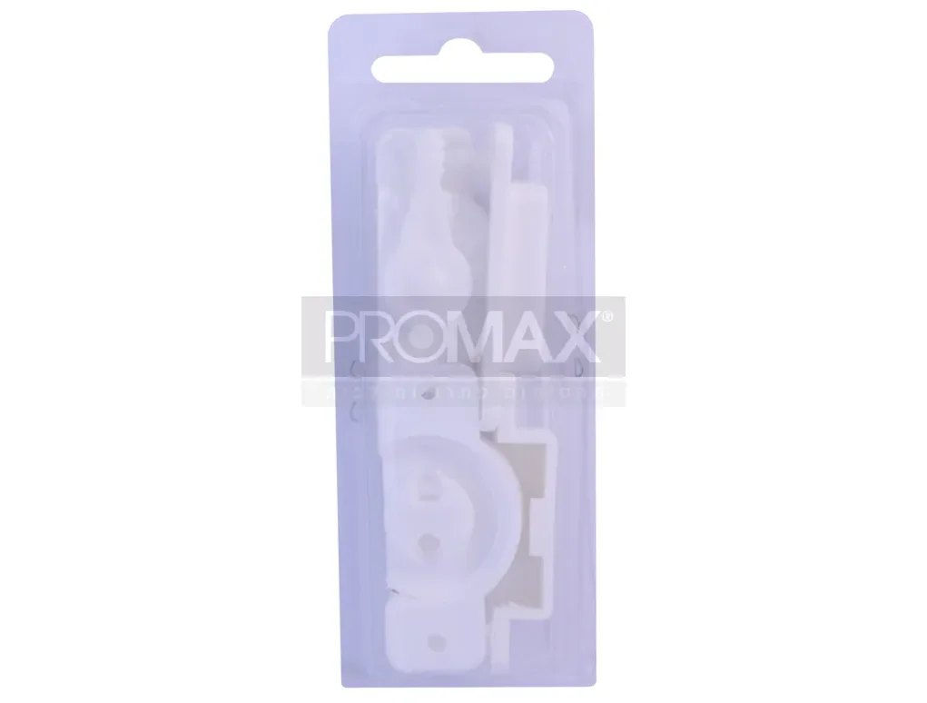 סגר פלסטיק כפול לבן