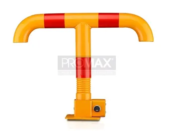 מחסום חניה דגם "T" מתקפל וגמיש מכאני גובה 40 ס"מ רוחב 50 ס"מ