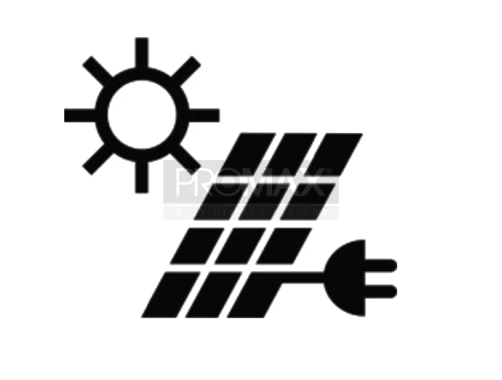 משולש אזהרה לרכב עם פנס סולרי נטען