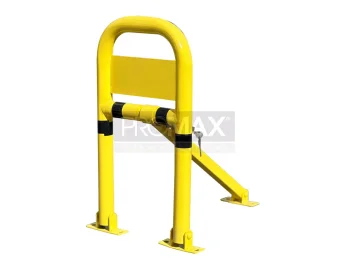 מחסום חניה מחוזק קשת מתקפל קוטר 50 מ"מ (54*62)