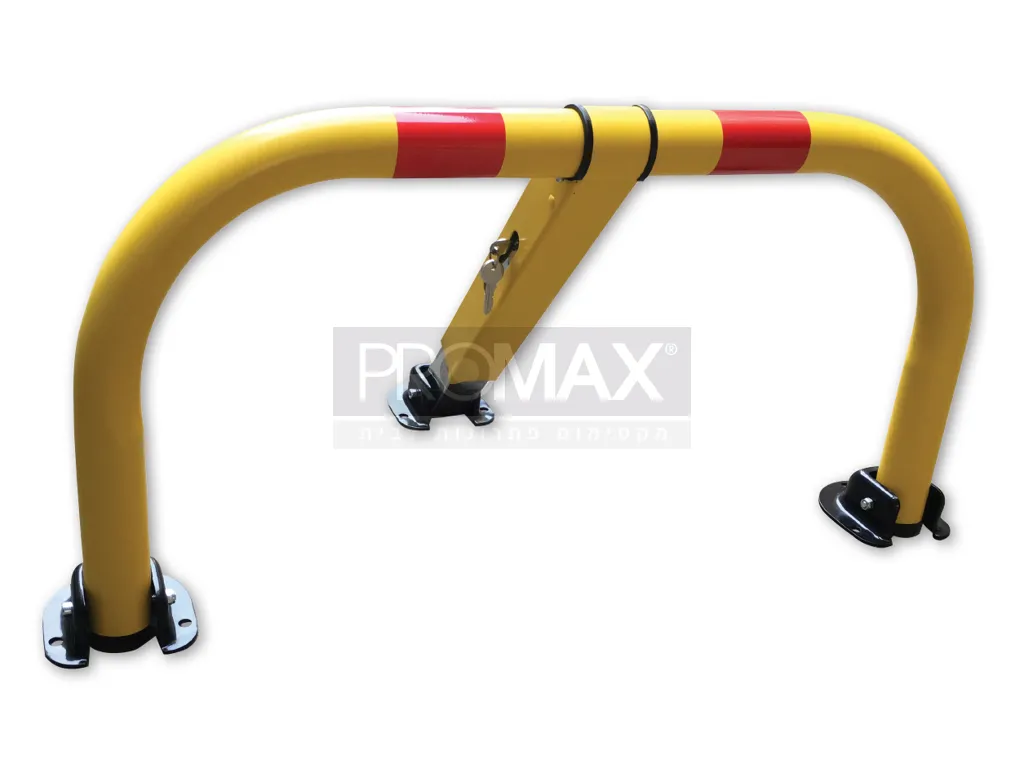 מחסום חניה מחוזק מלבני מתקפל