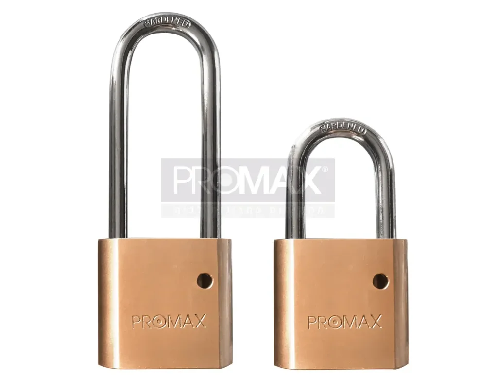 מנעול תלי מפליז 50 א מחוזק+חצי צילינדר MEGA PRO 06