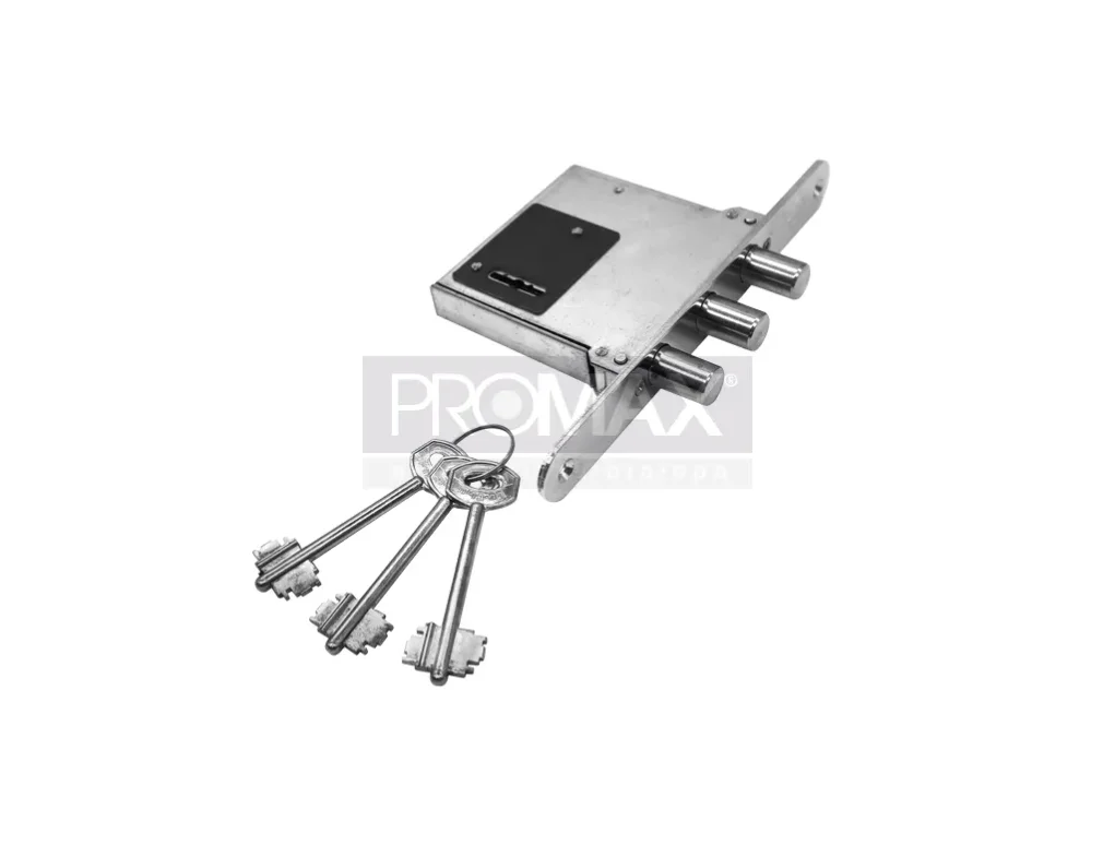 מנעול עליון לדלת ביטחון רב בריח אורגינל (חזית עגולה)