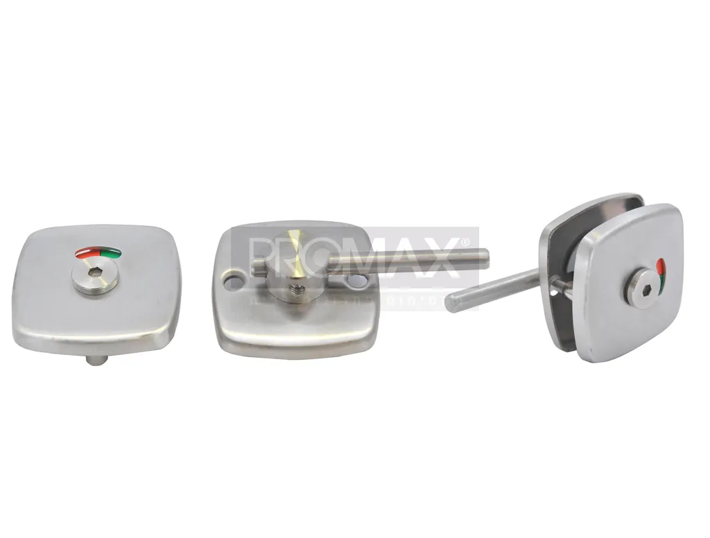 מנגנון תפוס פנוי מרובע + ברגים עוברים ניקל מט 3