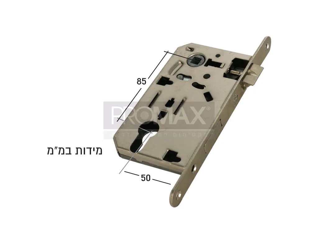 מנעול צילינדר BONAITI תואם מנעול מגנט 50/85(גודל חיצוני 130*75 )