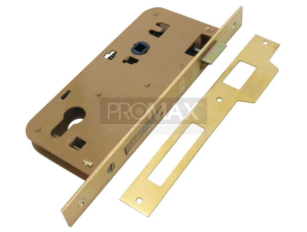 מנעול צילינדר 85/45 (תואם וואלי)(חזית מוזהבת) ת.איטליה ICSA