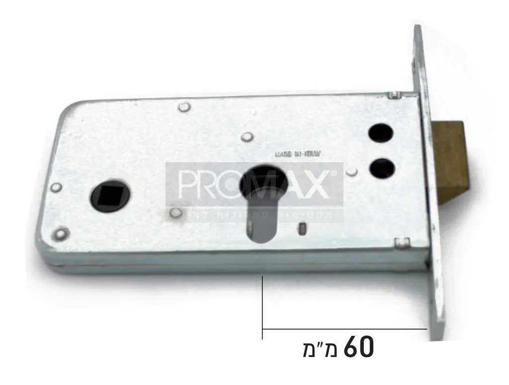מנעול לדלת אלומיניום שפרוץ מרכז 60 מ"מ ISEO