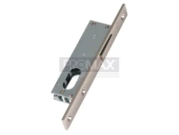 מנעול הזזה+צילינדר אובלי מרכז 15 מ"מ לשונית נופלת ICSA