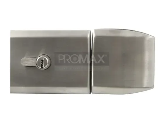 חובק + ידית לדלת זכוכית דגם (מלבני) לדלת כפולה