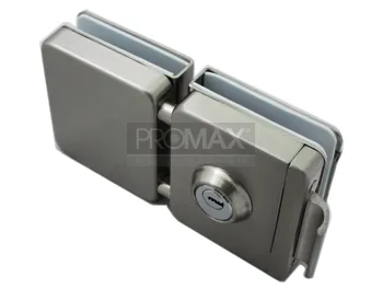 מנעול חובק לדלת זכוכית כפולה (שני פינים) PROMAX