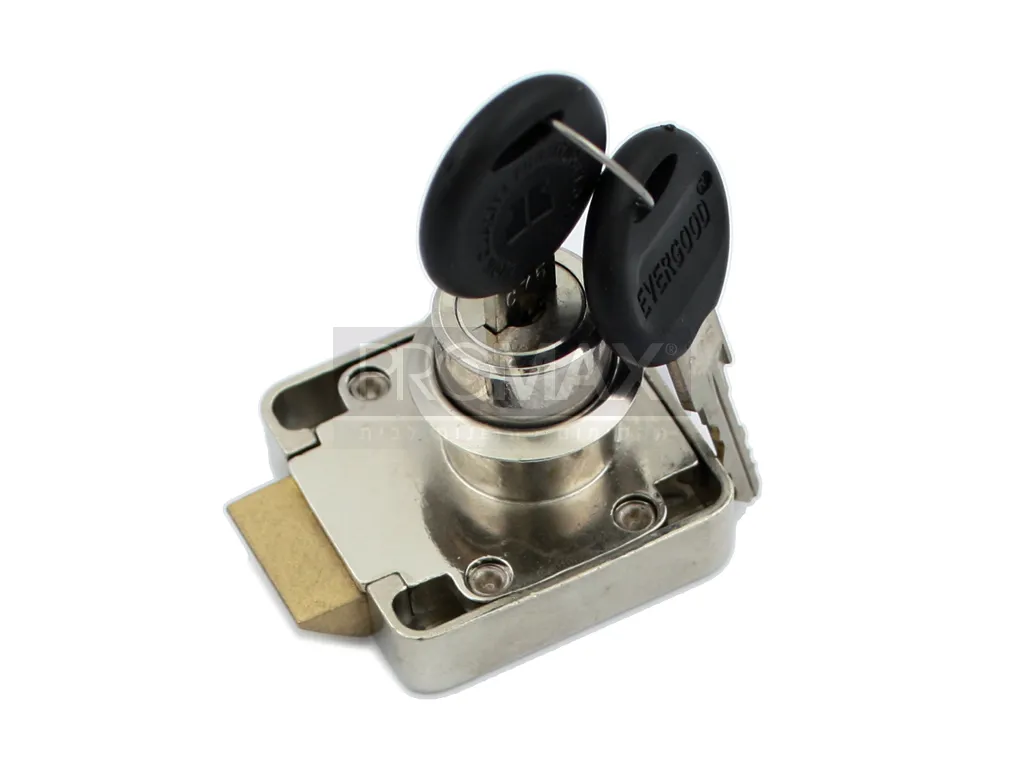 מנעול מגירה ניטרק Q19 מ"מ גובה 20 מ"מ EVERGOOD