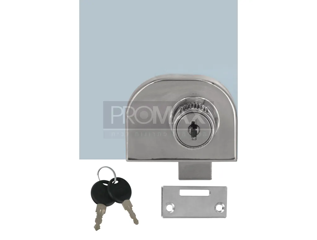 מנעול חובק לדלת זכוכית כפולה