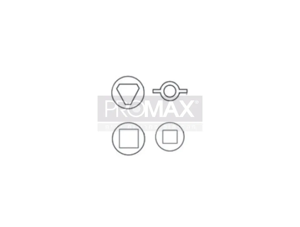 מפתח אונברסלי לארונות שירות(ארבע אופציות)