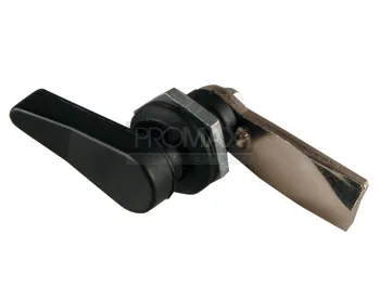 מנעול הברגה לארון חשמל Q19 אורך 25 מ"מ פלסטיק שחור