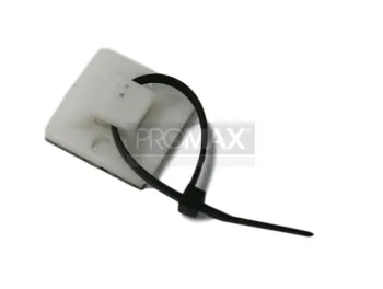 תפסן מרובע לאזיקון עם דבק דו צדדי 25X25 מ"מ