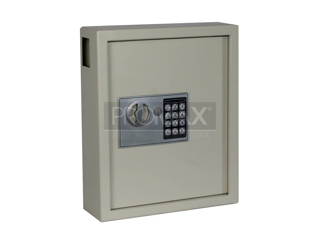 ארון מפתחות כספת ל-48 מפתחות נעילה אלקטרונית
