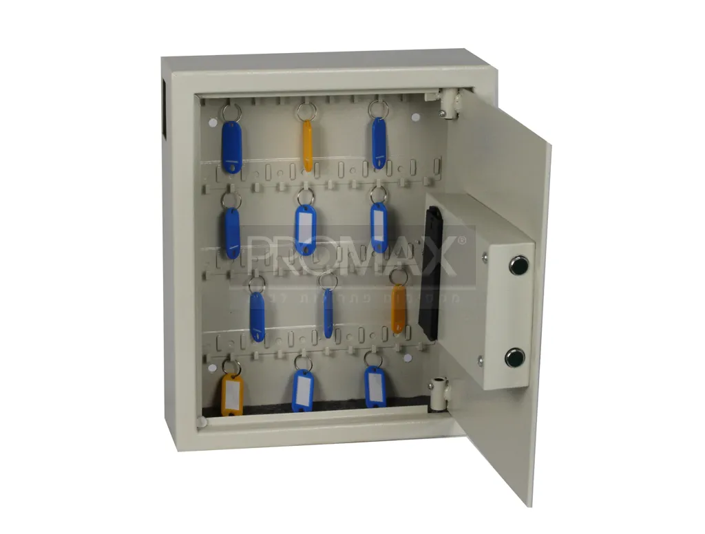 ארון מפתחות כספת ל-48 מפתחות נעילה אלקטרונית