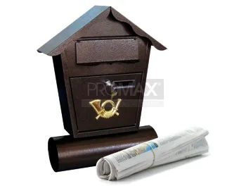 תיבת דואר דגם 909 + מקום לעיתון ברונזה