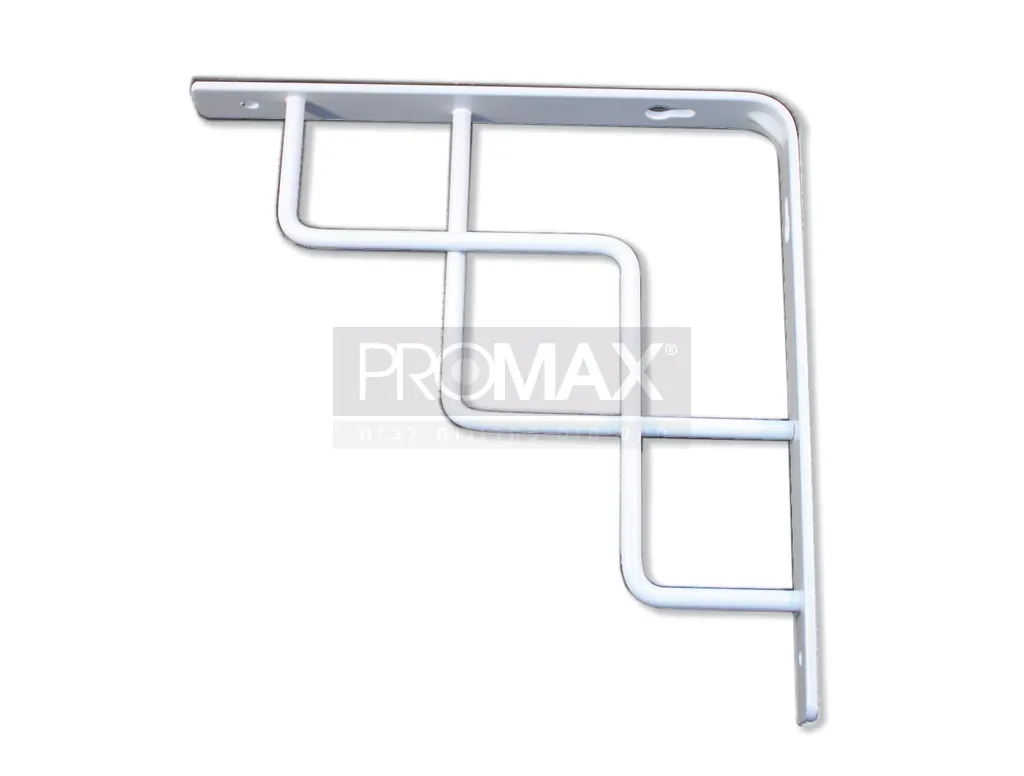 תומך מדף 15*15 לבן מדרגה PROMAX