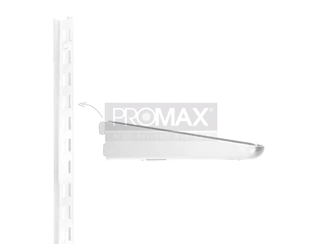 מסילה 17 ס"מ לבן PROMAX