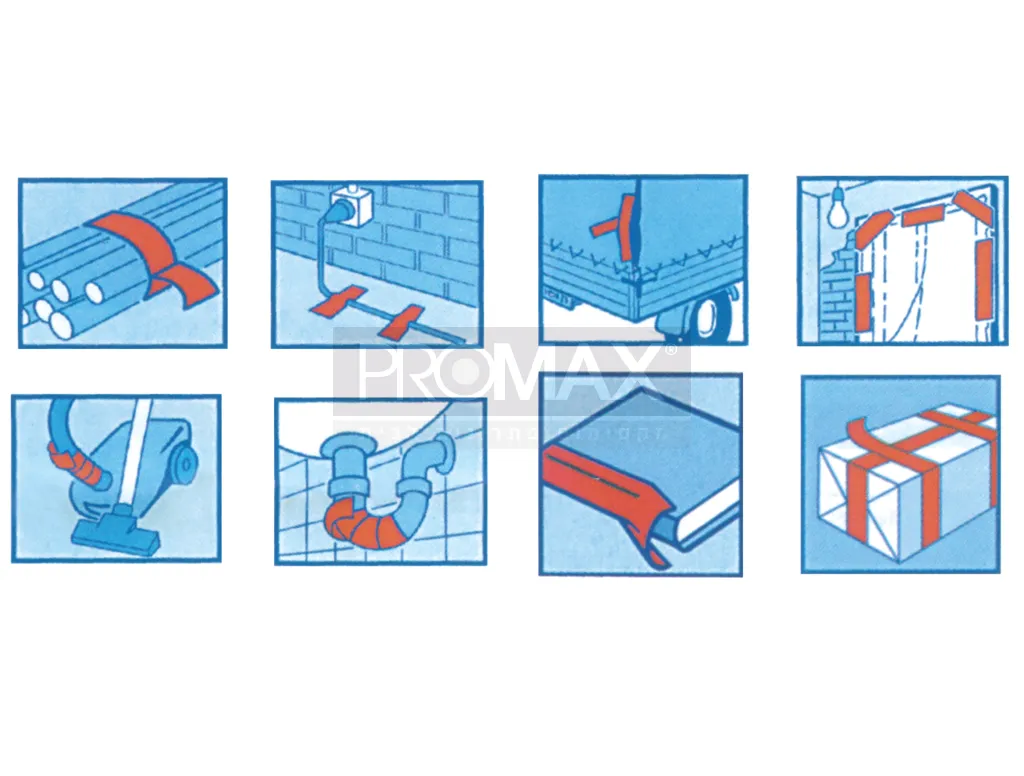 סרט בד "1 לבן איכותי (2 יחידות)