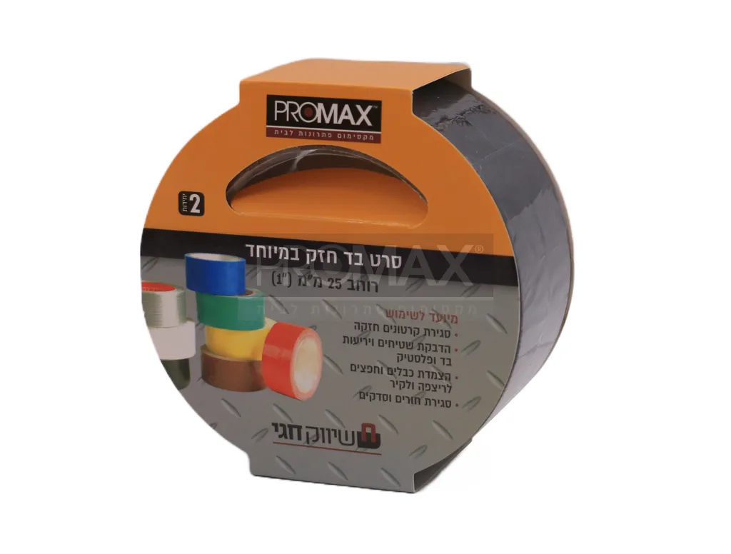 סרט בד "1 לבן איכותי (2 יחידות)