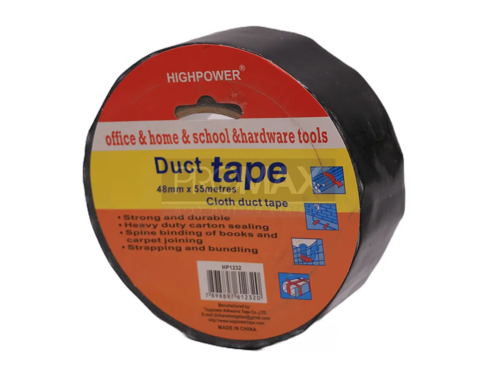 סרט בד "2 שחור מיקצועי 55 מטר