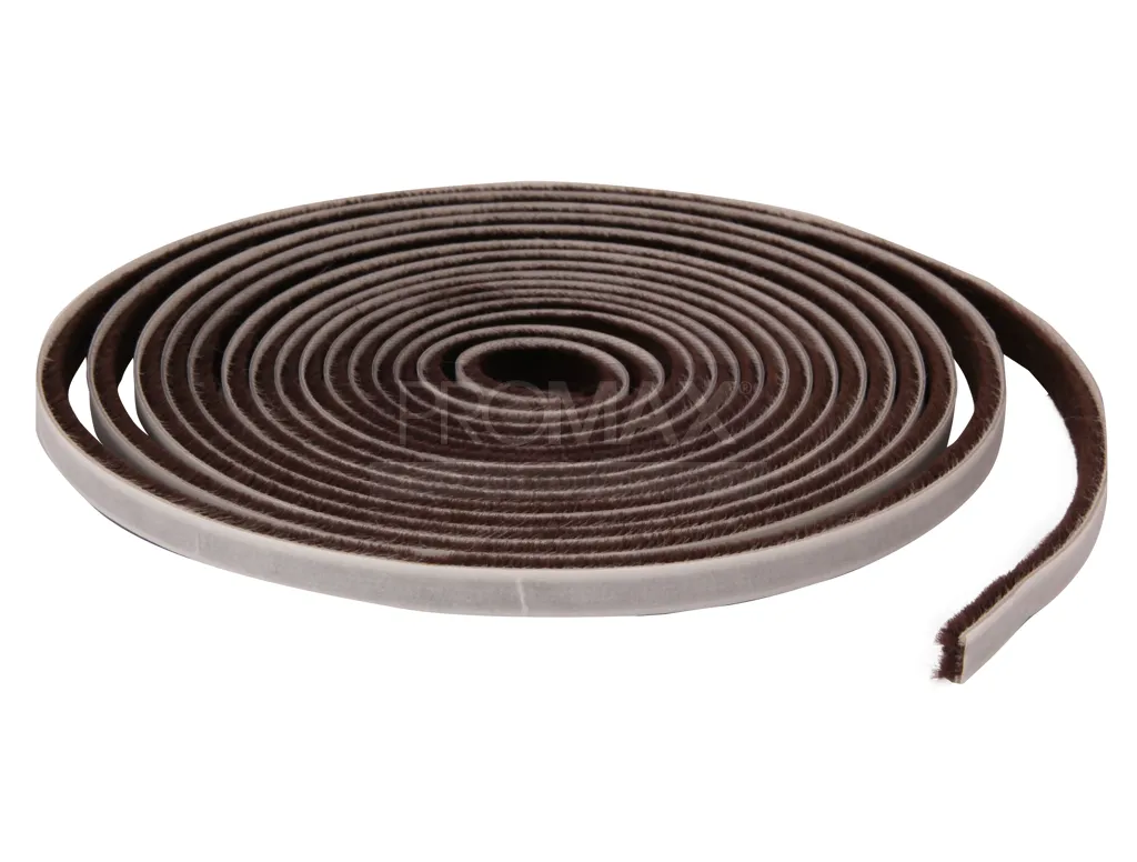 פס איטום מברשת חום רוחב 9 מ"מ אורך 5 מטר PROMAX 3