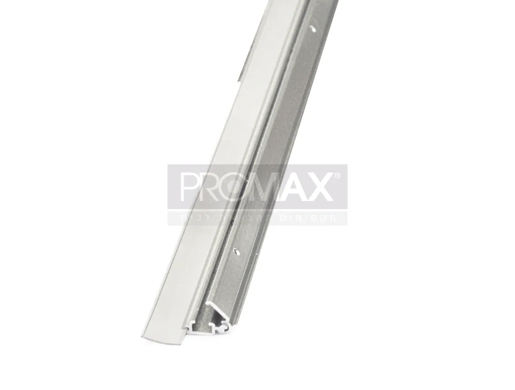 סף לדלת קפיצי מאלומיניום לבן + מברשת PROMAX 3