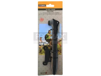 משאבה לאופניים מפלסטיק שחור איכותי