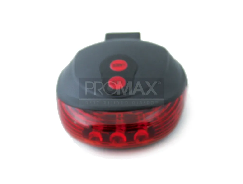 פנס אחורי לד חדש (אדום שחור) באריזת שקף