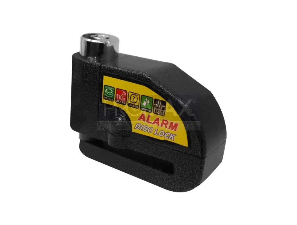 מנעול דיסק + אזעקה  בבליסטר דגם 603 )