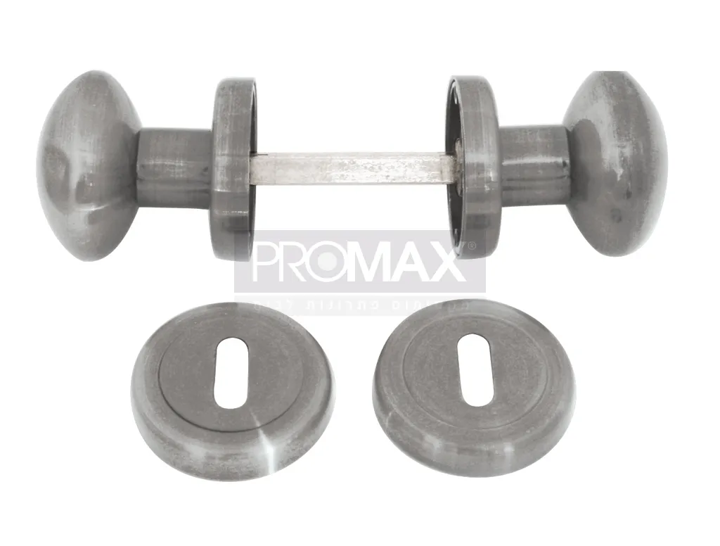 כפתור טורינו סובב ניקל מט מפתח (זוג) בבליסטר PROMAX