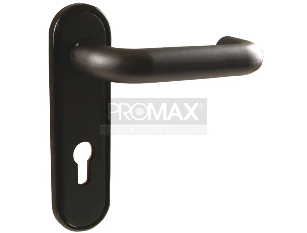 ידית שלט לדלת אש סובב סובב שחור