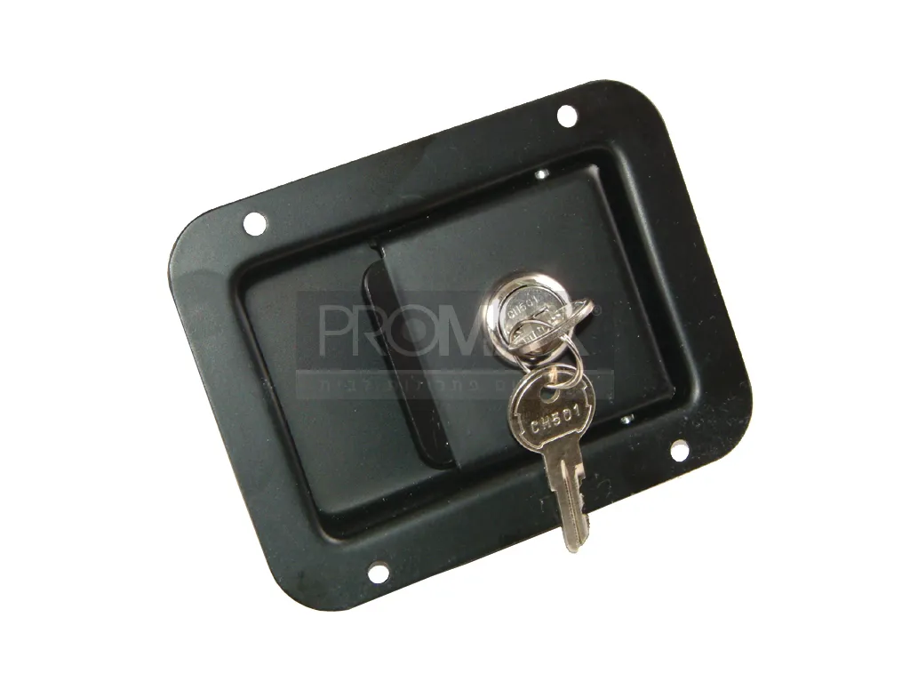 ידית לטנדר מתכת שקועה שחור אחיד