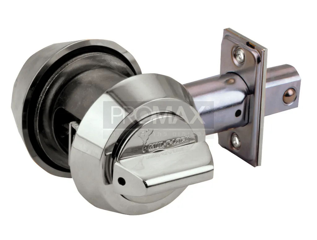 דד בולט ניקל נעילת מפתח וכפתור בבליסטר PROMAX