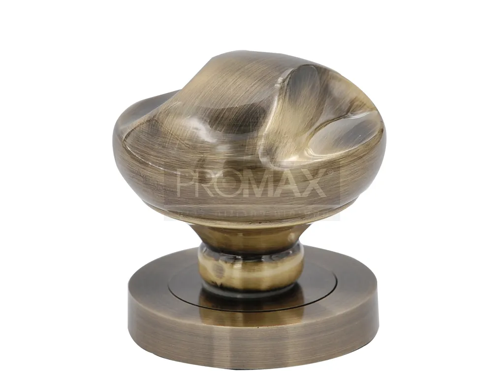 ידית כפתור קבוע טורינו ברונזה