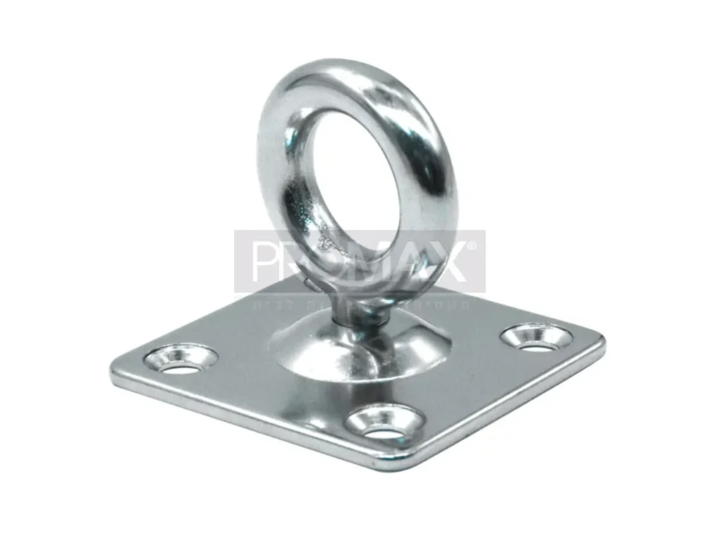 פלטה עיגון מלבנית מעויין Q10 מ"מ אורך 10 ס"מ 3