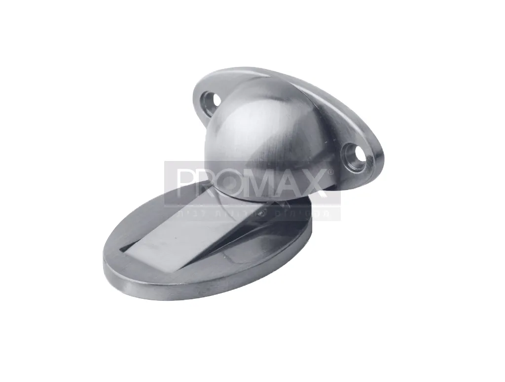 מעצור דלת שטוח מגנטי ניקל מט בבליסטר PROMAX 5