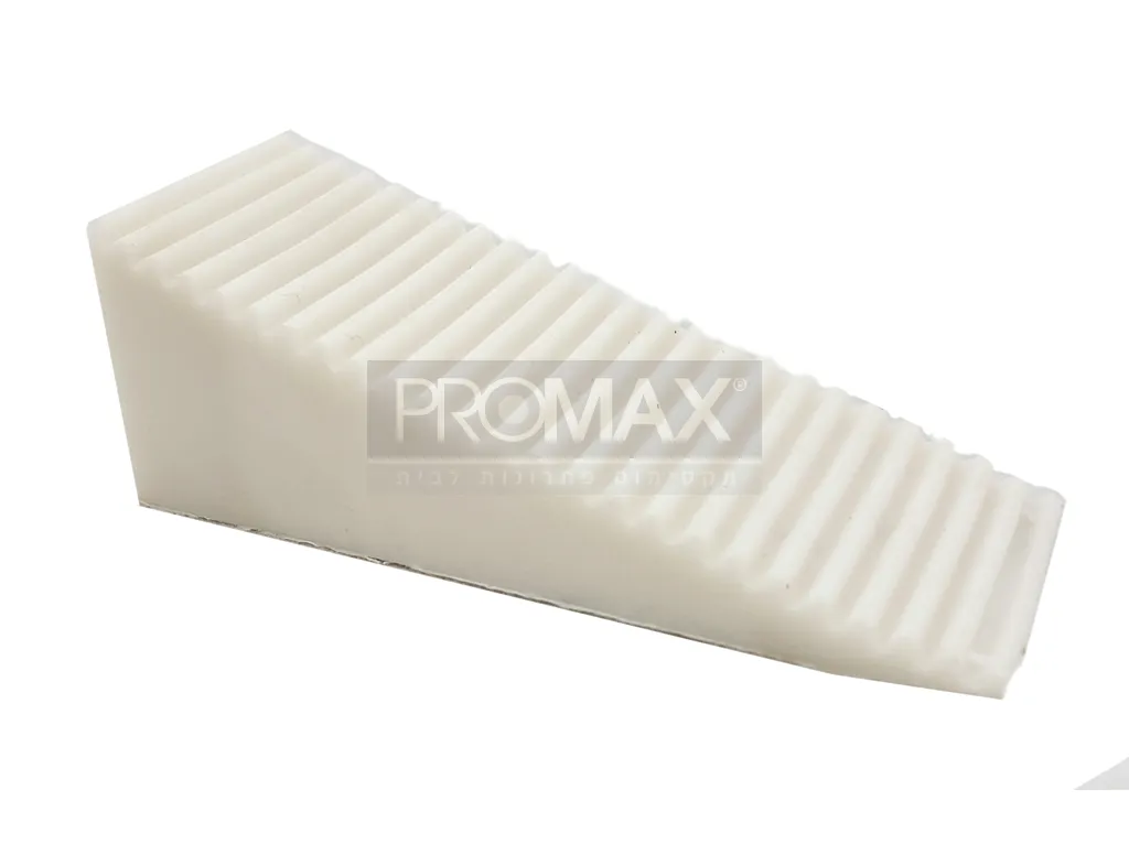 מעצור גומי משולש צר לבן 3