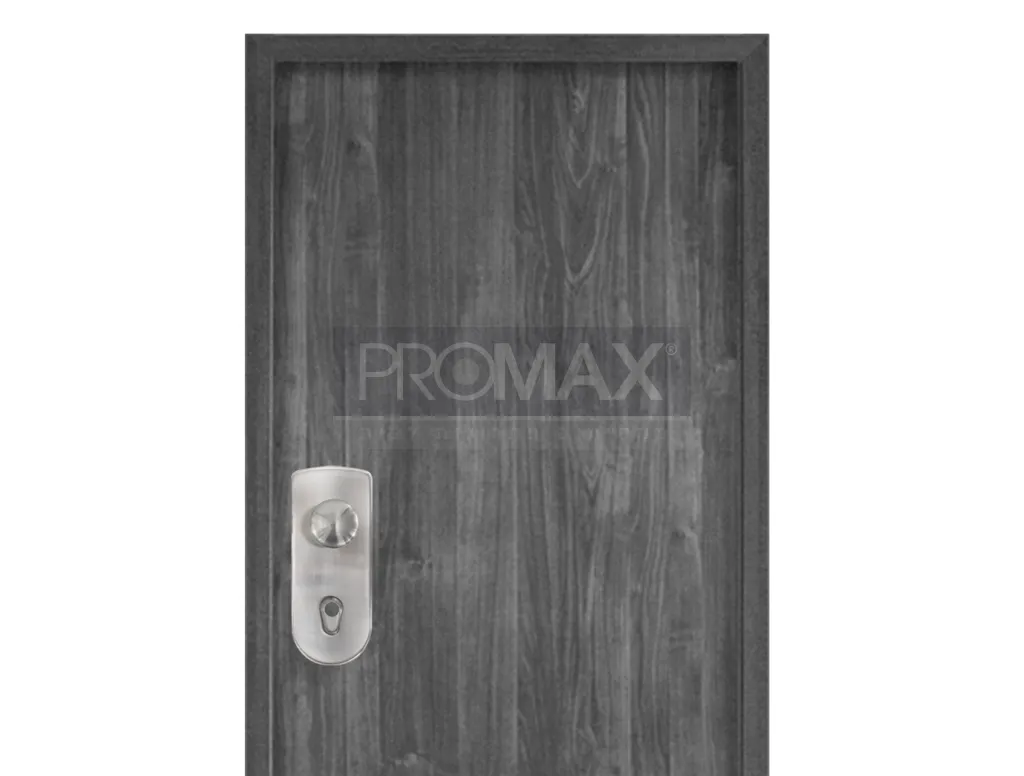 כפתור קבוע ניקל מט לפלטות בדלת ביטחון