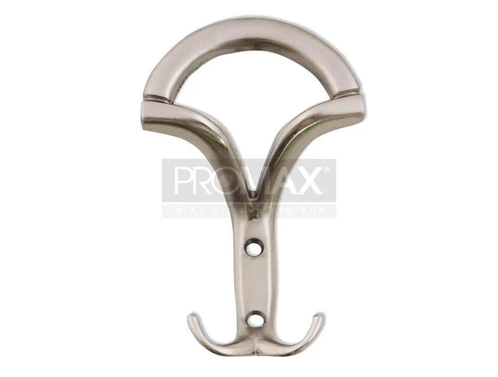 קולב דקורטיבי ניקל מט חלק גדול (מתאים לכובע)