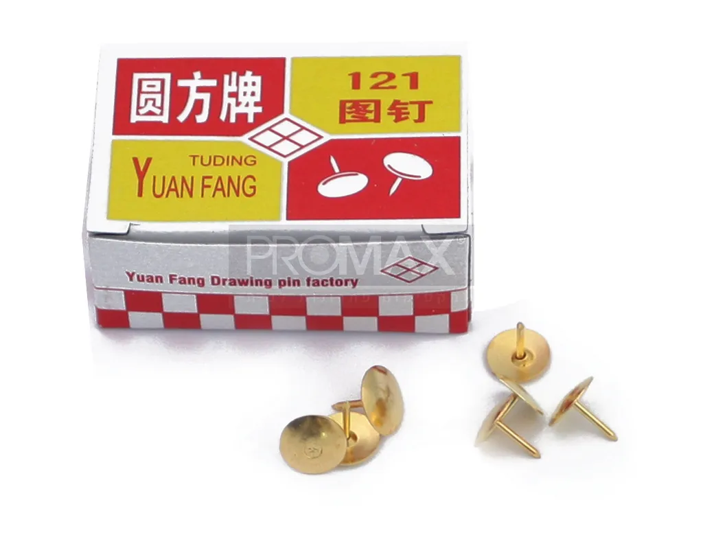 נעצים משרדיים 100 יח' (מוזהב) 3