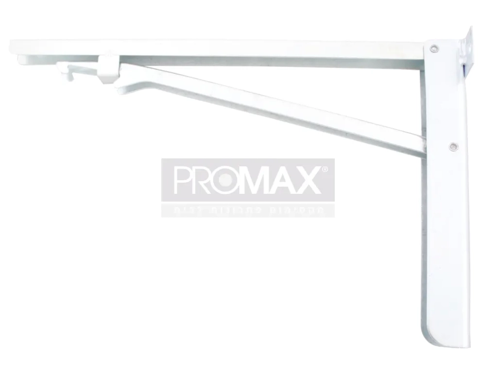 קונזול לשולחן מתקפל לבן מחוזק 40 ס"מ