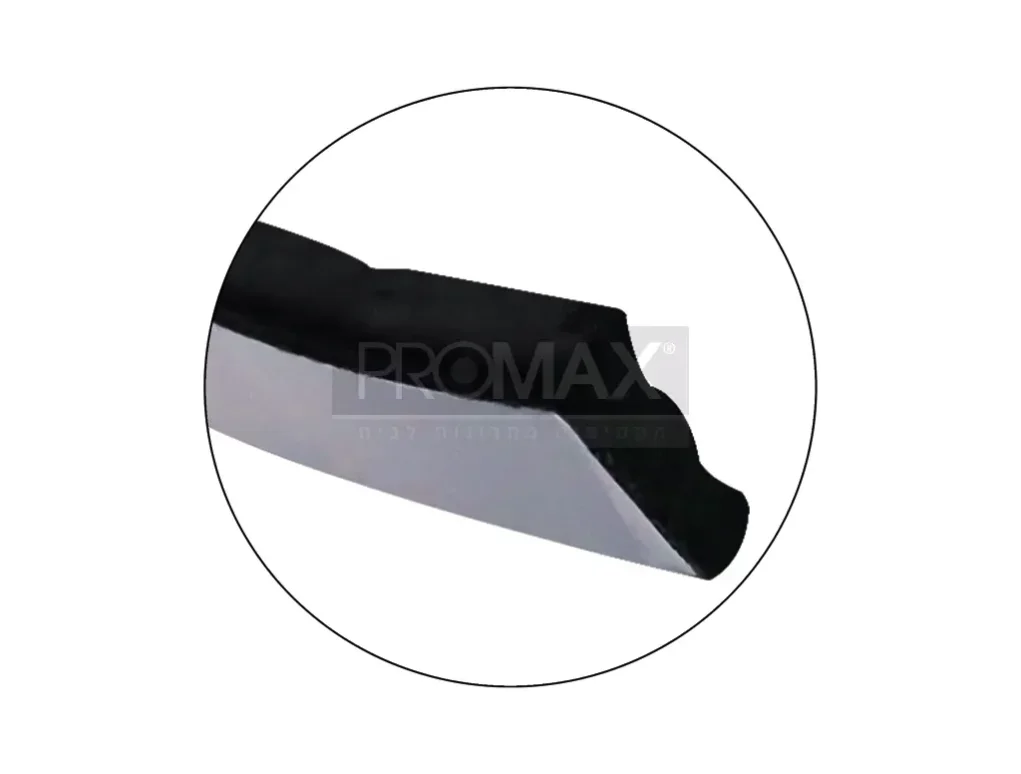 גומי שחור לדלת פלדלת + דבק  (5 מטר)